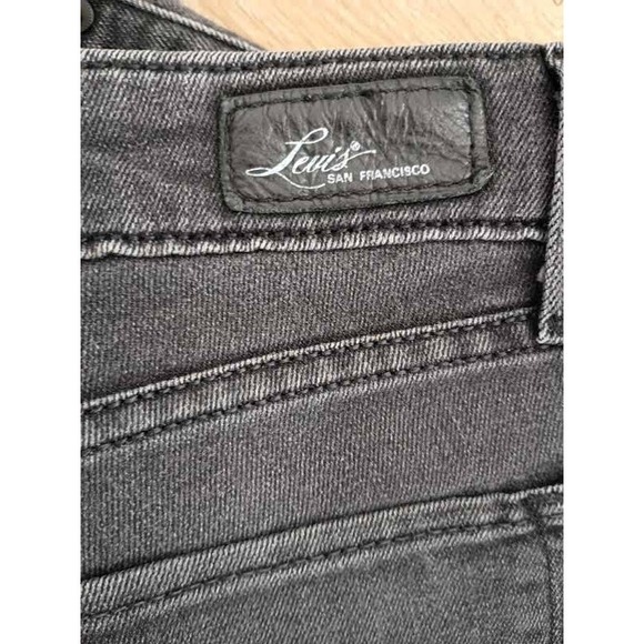 Levi's Demi Curve Skinny Jeans Faded Black Y2K Low Rise Denim 25 - Picture 5 of 12